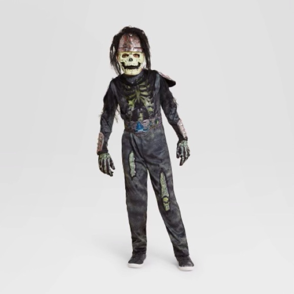 Kids Skeleton Warrior Costume - HYDE and EEK!